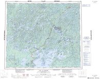 073P Lac La Ronge Canadian topographic map, 1:250,000 scale