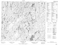 074A04 Hewetson Lake Canadian topographic map, 1:50,000 scale