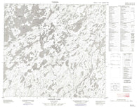 074A13 Costigan Lake Canadian topographic map, 1:50,000 scale