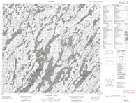 074A14 Burbidge Lake Canadian topographic map, 1:50,000 scale