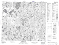 074B01 George Lake Canadian topographic map, 1:50,000 scale