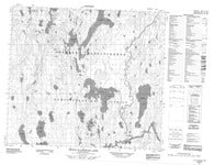 074B04 Little Flatstone Lake Canadian topographic map, 1:50,000 scale