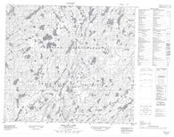 074B09 Smalley Lake Canadian topographic map, 1:50,000 scale