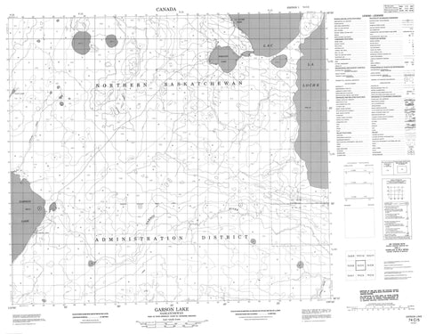 074C05 Garson Lake Canadian topographic map, 1:50,000 scale