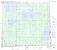 074D08 Gipsy Lake Canadian topographic map, 1:50,000 scale