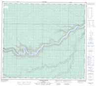 074D12 Cascade Rapids Canadian topographic map, 1:50,000 scale