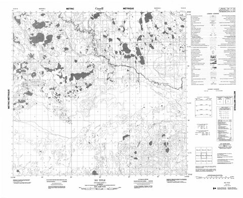 074E15 No Title Canadian topographic map, 1:50,000 scale