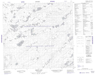 074F13 Smart Lake Canadian topographic map, 1:50,000 scale