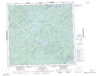 074F Lloyd Lake Canadian topographic map, 1:250,000 scale