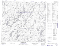 074G01 Grassick Lake Canadian topographic map, 1:50,000 scale