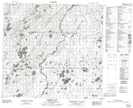 074G16 Timson Lake Canadian topographic map, 1:50,000 scale
