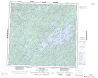 074G Cree Lake Canadian topographic map, 1:250,000 scale