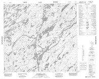 074H09 Mcdowell Lake Canadian topographic map, 1:50,000 scale