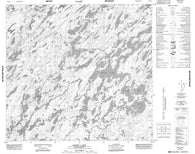 074H10 Keefe Lake Canadian topographic map, 1:50,000 scale