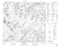 074H12 Friesen Lake Canadian topographic map, 1:50,000 scale