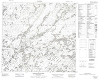 074H13 Rabinovitch Lake Canadian topographic map, 1:50,000 scale