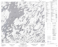 074I01 Waterbury Lake Canadian topographic map, 1:50,000 scale