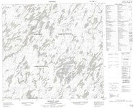 074I08 Henday Lake Canadian topographic map, 1:50,000 scale