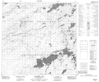 074I11 Granger Lake Canadian topographic map, 1:50,000 scale