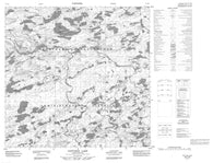 074I15 Pattyson Lake Canadian topographic map, 1:50,000 scale