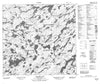074I16 Kosdaw Lake Canadian topographic map, 1:50,000 scale