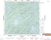 074I Pasfield Lake Canadian topographic map, 1:250,000 scale