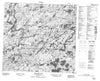 074J03 Bernard Lake Canadian topographic map, 1:50,000 scale