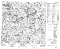 074J10 Birkbeck Lake Canadian topographic map, 1:50,000 scale