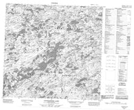 074J11 Livingstone Lake Canadian topographic map, 1:50,000 scale