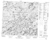 074J12 Birney Lake Canadian topographic map, 1:50,000 scale