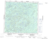 074J Livingstone Lake Canadian topographic map, 1:250,000 scale
