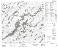 074K11 Tuma Lake Canadian topographic map, 1:50,000 scale