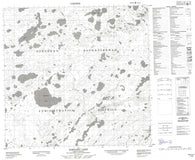 074K12 Bartlett Lake Canadian topographic map, 1:50,000 scale
