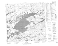 074K16 Davy Lake Canadian topographic map, 1:50,000 scale