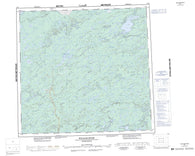 074K William River Canadian topographic map, 1:250,000 scale