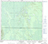 074L04 Buckton Creek Canadian topographic map, 1:50,000 scale