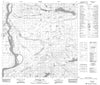 074M06 Bocquene Lake Canadian topographic map, 1:50,000 scale
