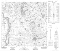 074M11 Hay Camp Canadian topographic map, 1:50,000 scale