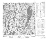 074M16 Andrew Lake Canadian topographic map, 1:50,000 scale