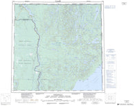 074M Fitzgerald Canadian topographic map, 1:250,000 scale