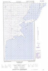 074N05 Maurice Bay Canadian topographic map, 1:50,000 scale