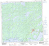 074N10 Uranium City Canadian topographic map, 1:50,000 scale