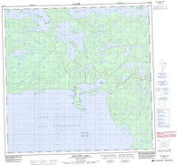074N11 Thluicho Lake Canadian topographic map, 1:50,000 scale