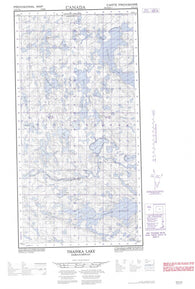 074N13E Thainka Lake Canadian topographic map, 1:50,000 scale
