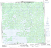 074N15 Burchnall Lake Canadian topographic map, 1:50,000 scale