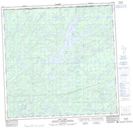 074N16 Ena Lake Canadian topographic map, 1:50,000 scale