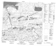 074O04 Helmer Lake Canadian topographic map, 1:50,000 scale