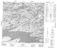 074O07 Lowe Lake Canadian topographic map, 1:50,000 scale