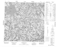 074O09 Fontaine Lake Canadian topographic map, 1:50,000 scale