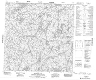 074O15 Chappuis Lake Canadian topographic map, 1:50,000 scale